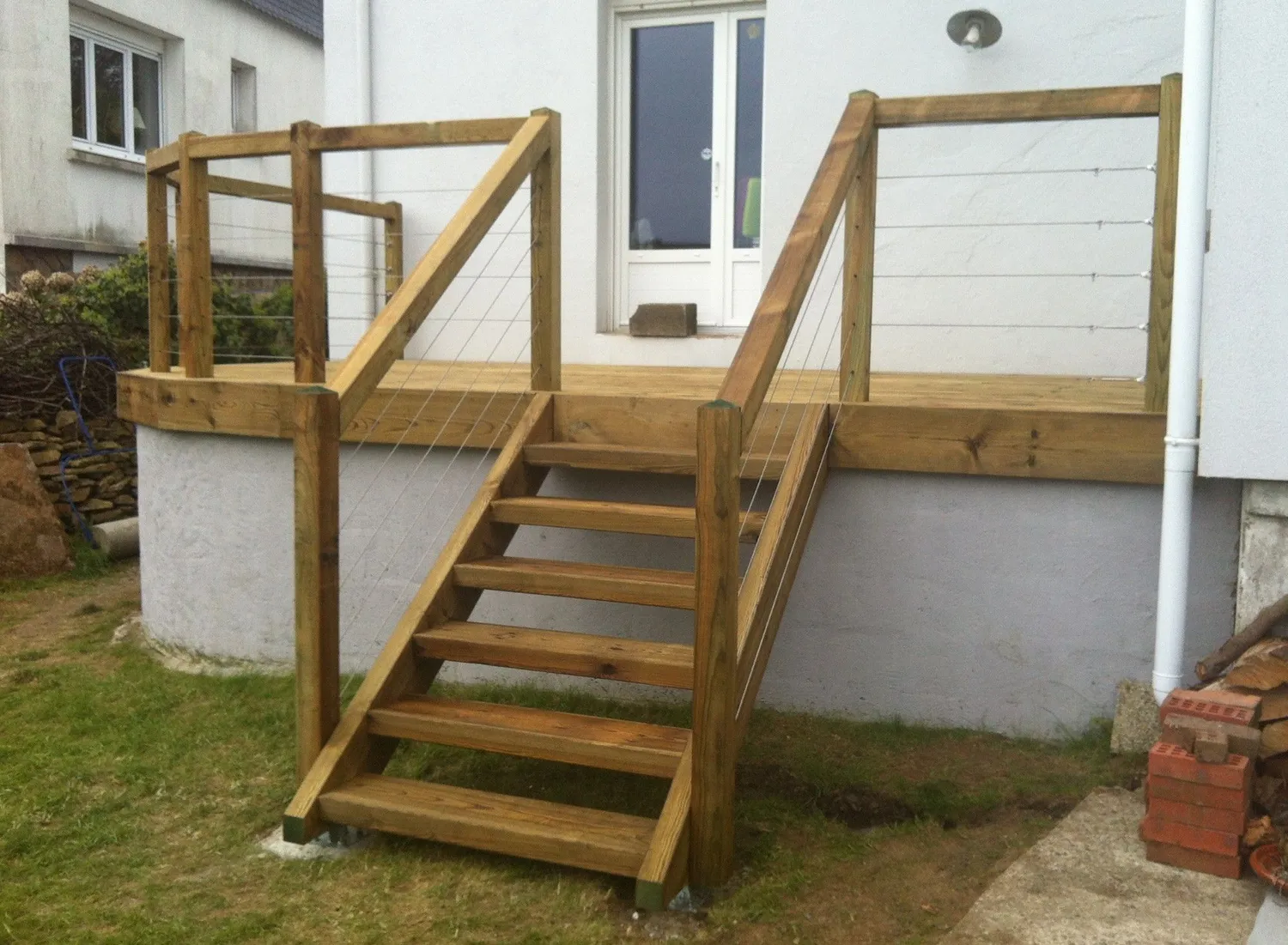 carport bois locmine