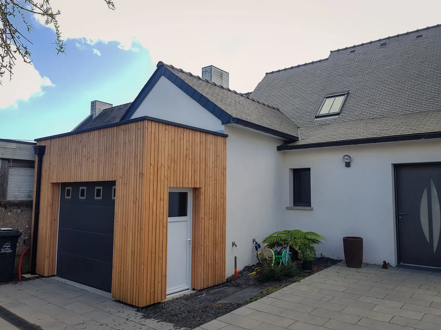 carport bois plumeliau bieuzy