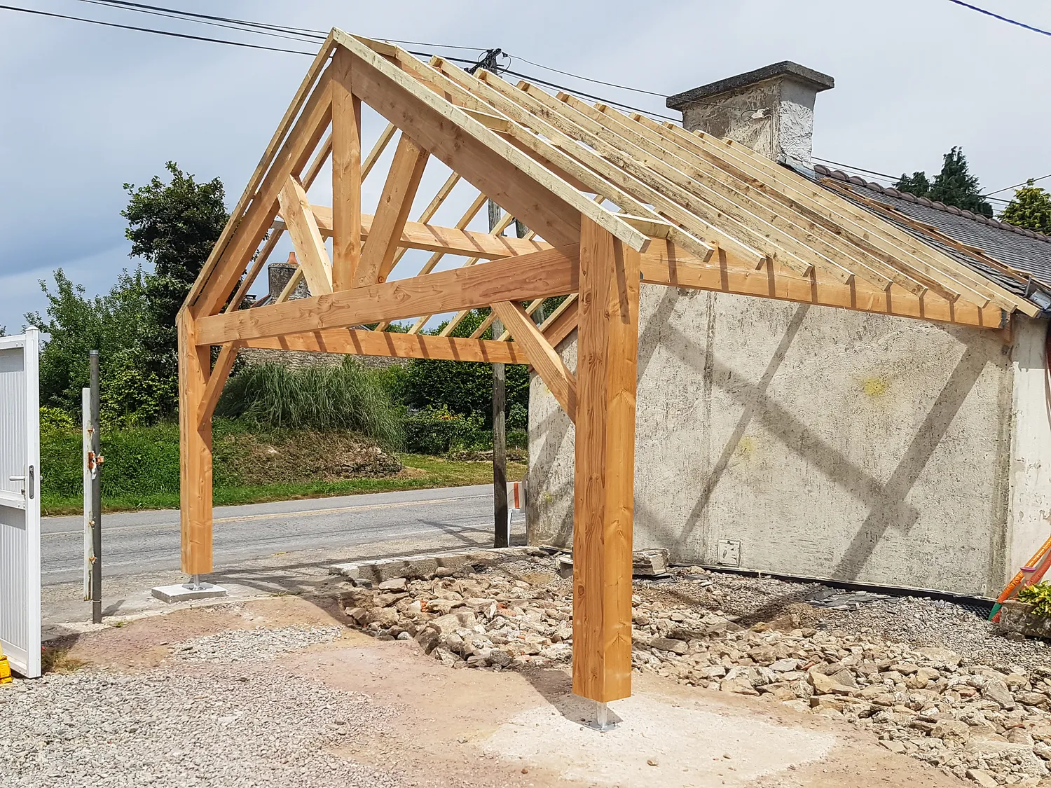 carport bois saint barthelemy