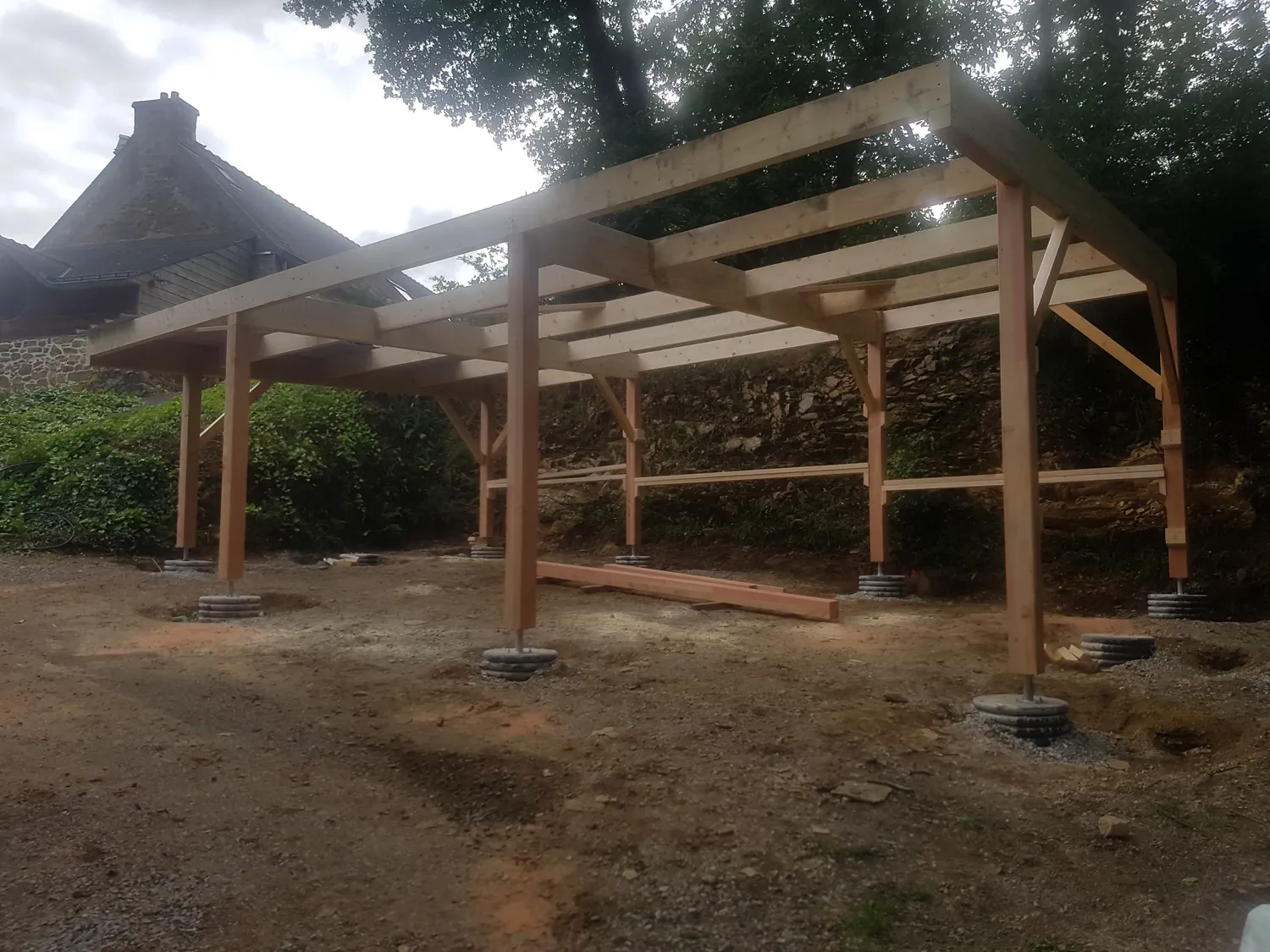 carport bois saint barthelemy
