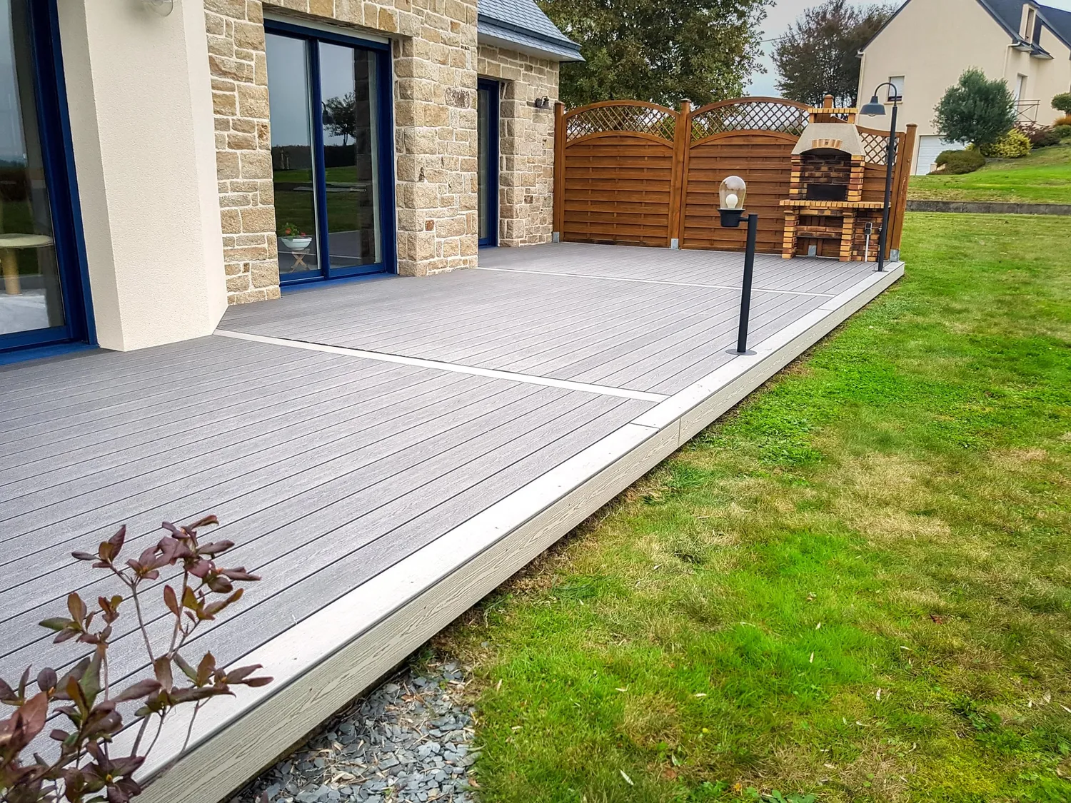 extension maison bois baud