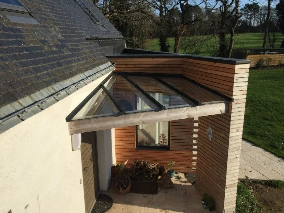 extension maison bois baud