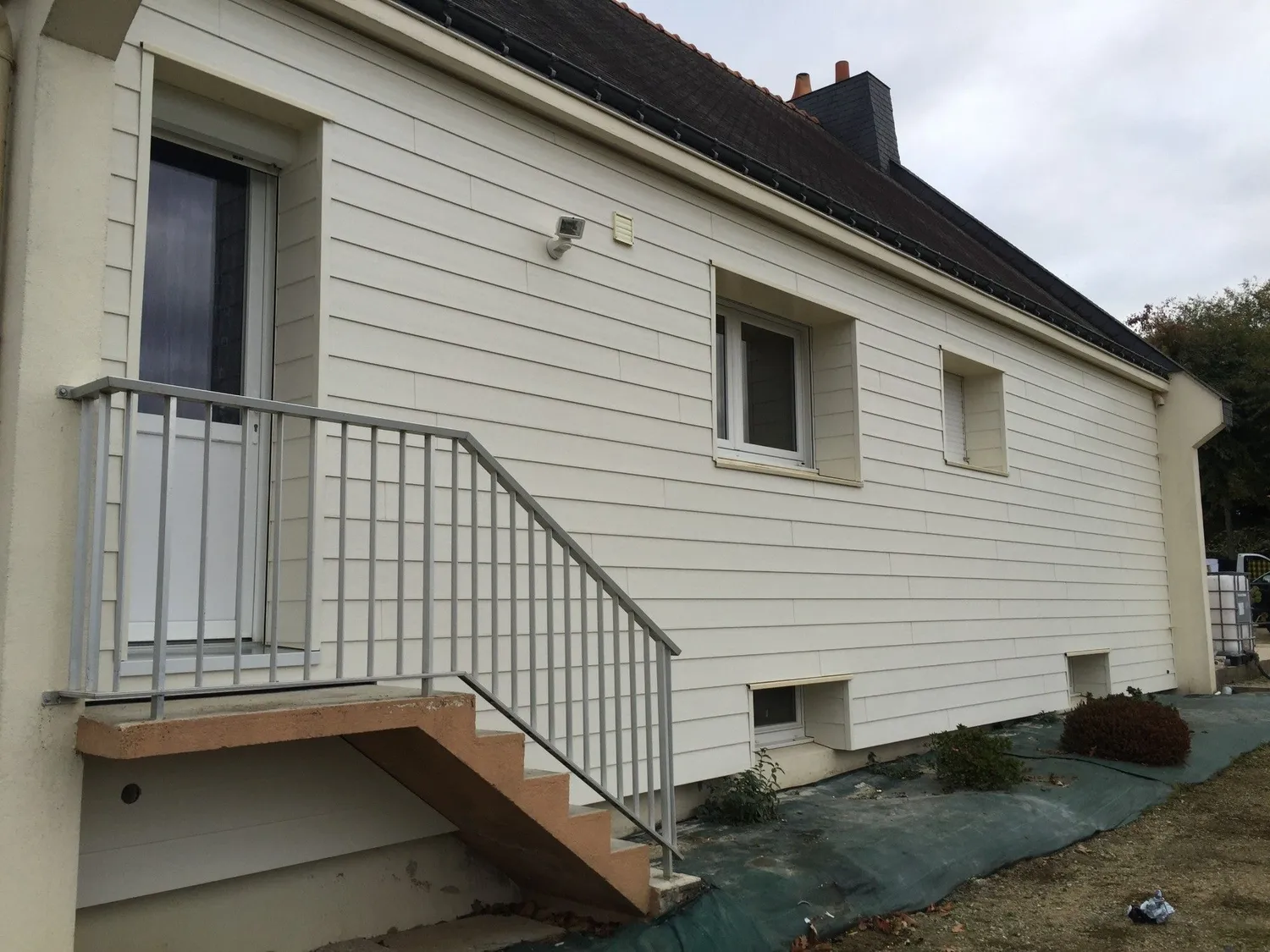extension maison bois baud