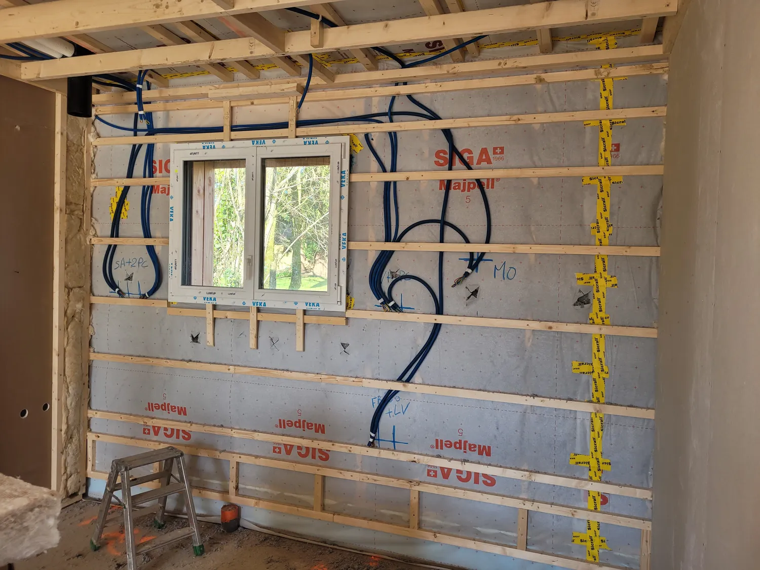 extension maison bois baud