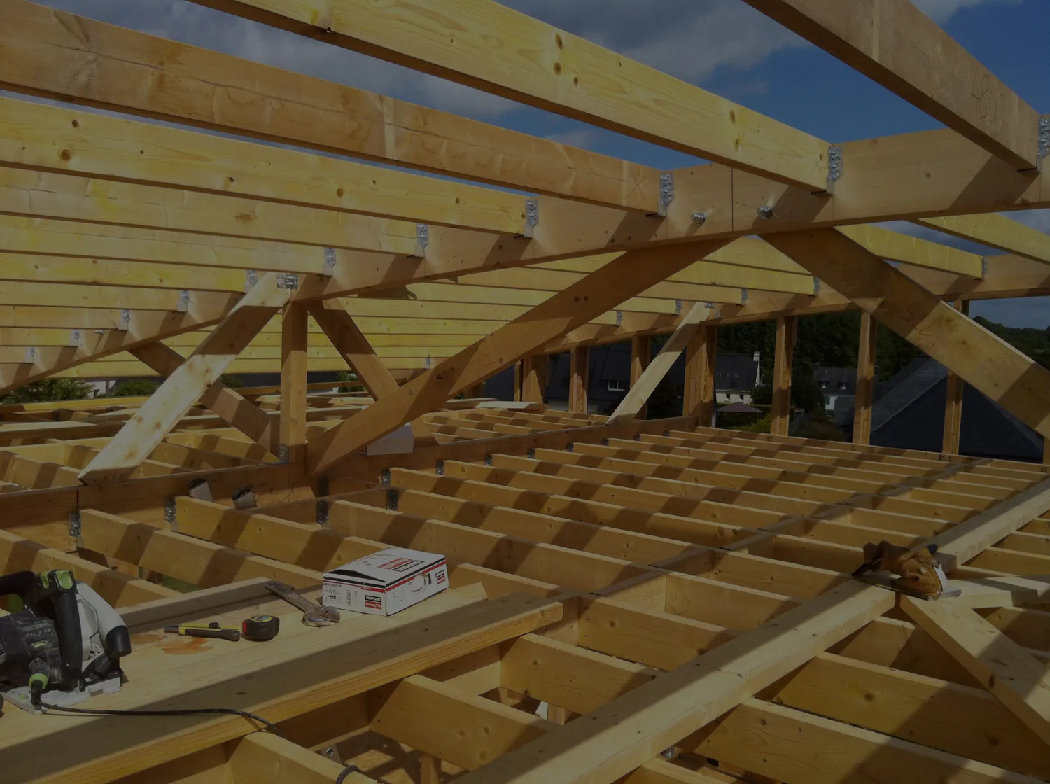 extension maison bois baud