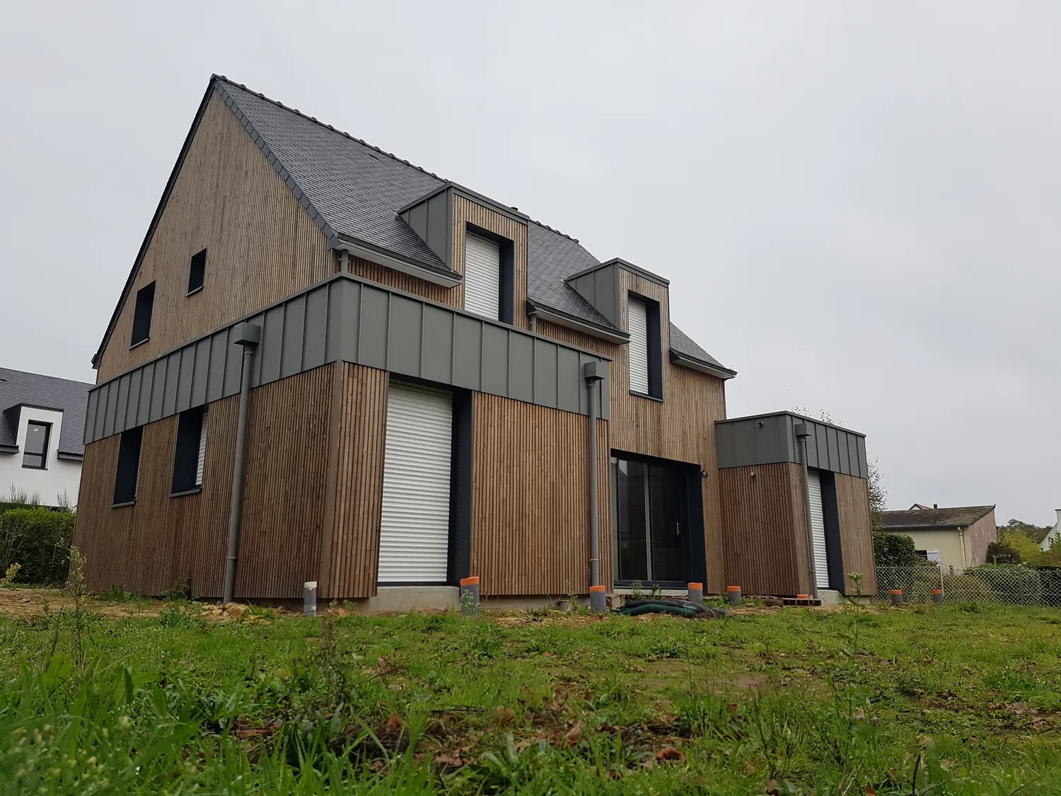 extension maison bois camors