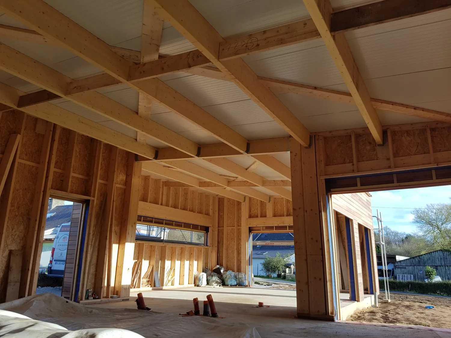 extension maison bois guenin