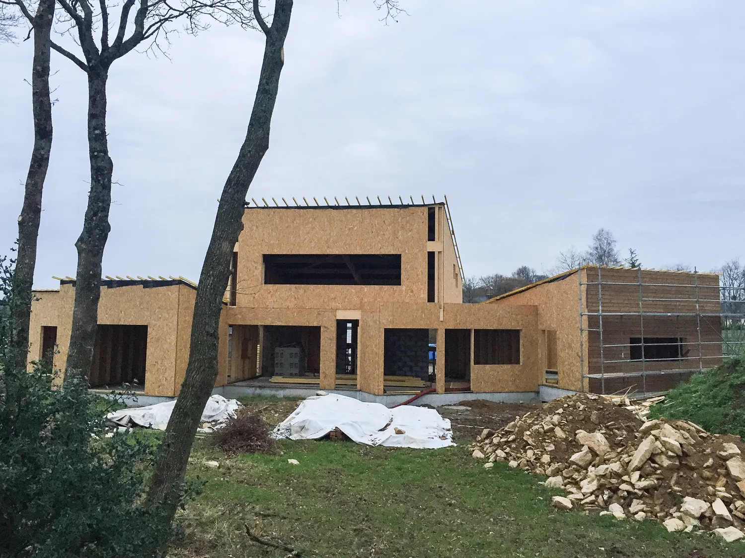 extension maison bois guenin