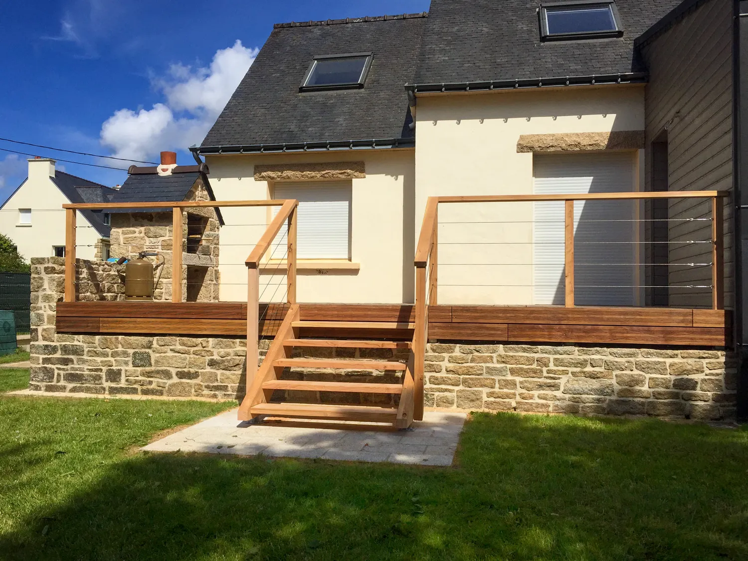 extension maison bois guenin