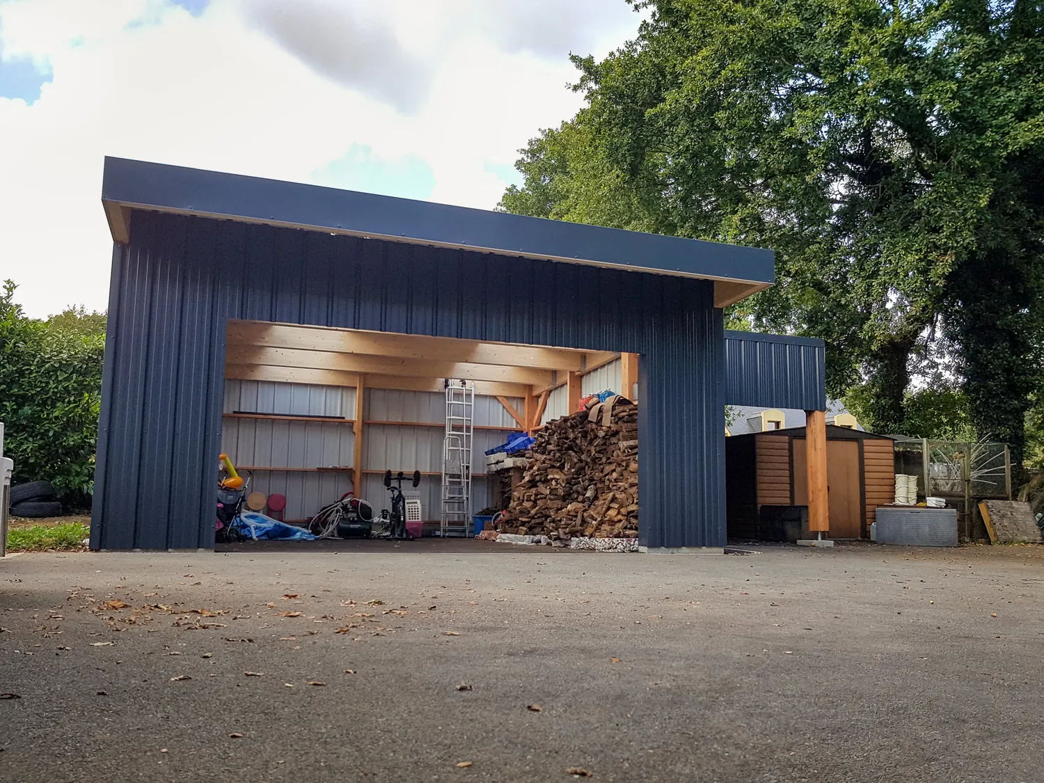 extension maison bois quistinic