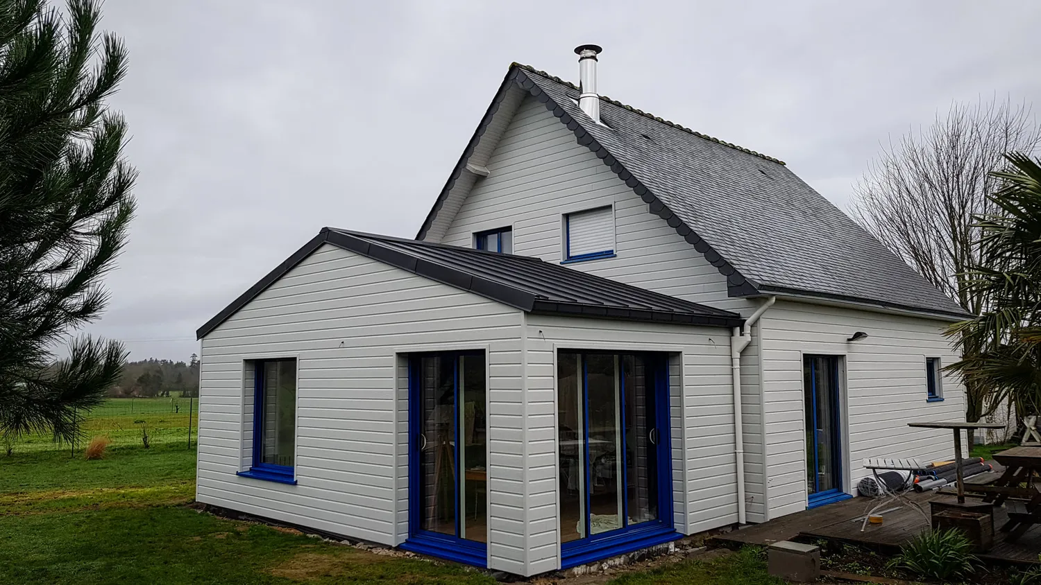 extension maison bois saint barthelemy